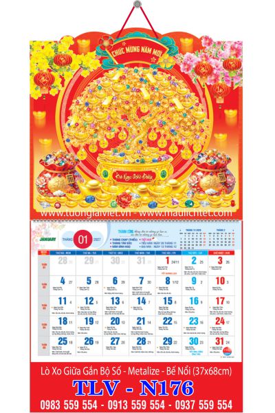 Bìa lò xo giữa 13 tờ Kim Tiền Tài Lộc
