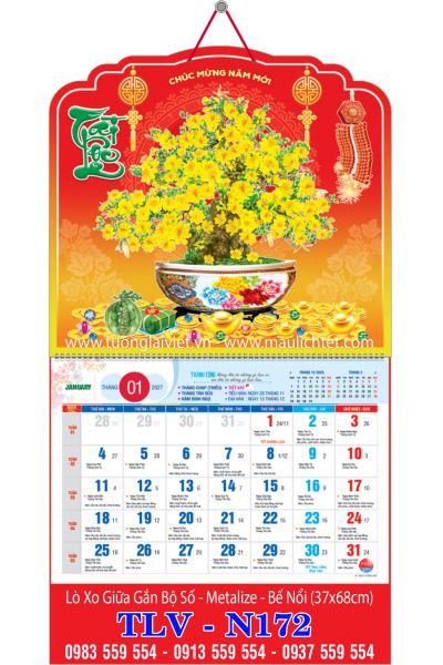 Bìa lò xo giữa 13 tờ Mai Vàng