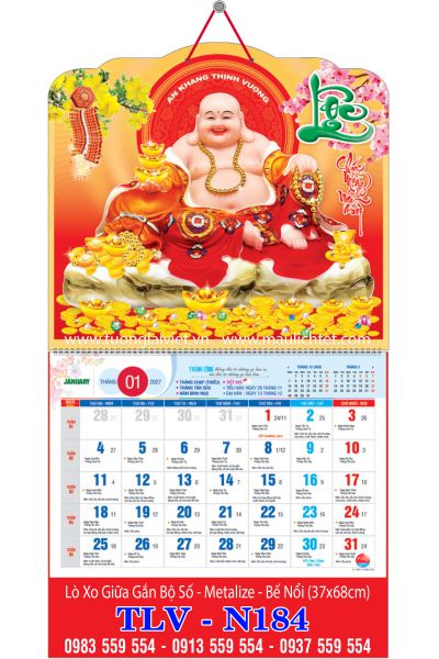 Bìa lò xo giữa 13 tờ Phật Di Lặc