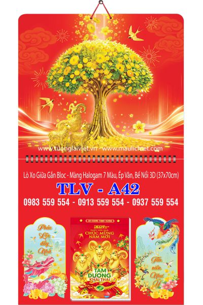 Bìa lò xo giữa bloc Khai Xuân Khởi Lộc