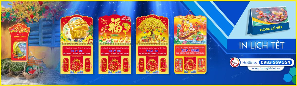 In Bìa Lịch Bloc Lò Xo Giữa