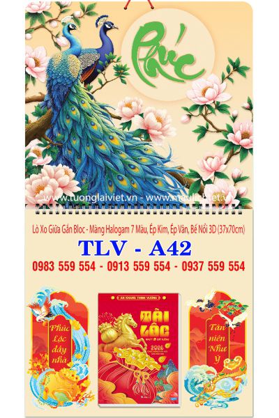 Lịch bloc lò xo giữa Phúc lộc