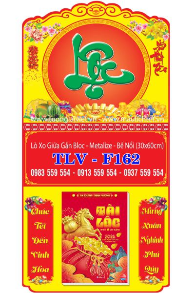 lò xo giữa mini Chữ Lộc